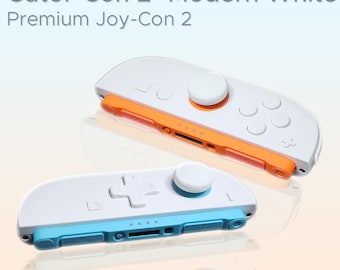 Premium White Custom Joy-Con 2