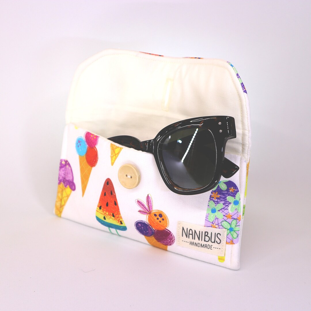 Ice Cream Sunglasses Case. Ice Cream Eyeglasses. Eyewear Etsy