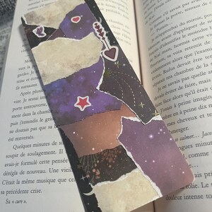 Lila Traum-Lesezeichen im Großformat