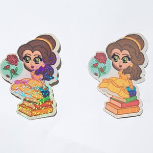 Book and rose princess Sticker