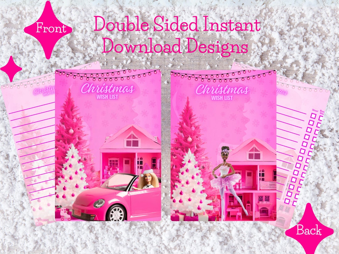 Toy Doll Christmas List to Santa Etsy