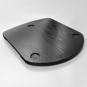 Planche coulissante pour Thermomix, noir, dessous de verre antidérapant pour TM5 et TM6, accessoires de cuisine massifs en bois massif. image 1