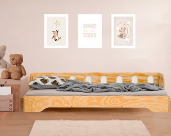 Kinderbett aus Holz: Wählen Sie aus verschiedenen Größen und Farben, um das perfekte Dekor für das Zimmer Ihrer Kleinen zu schaffen! TILA1S
