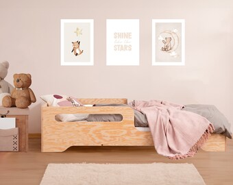 Lit d'enfant en bois : choisissez parmi différentes tailles et couleurs pour créer le décor parfait pour la chambre de votre tout-petit ! TILA3