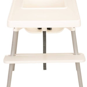Adjustable Footrest for IKEA Antilop High Chair - White