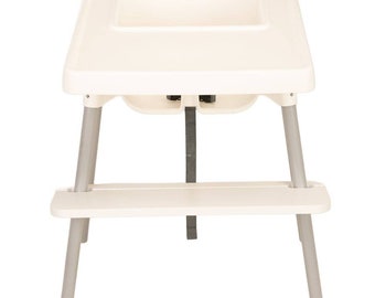 Adjustable Footrest for IKEA Antilop High Chair - White