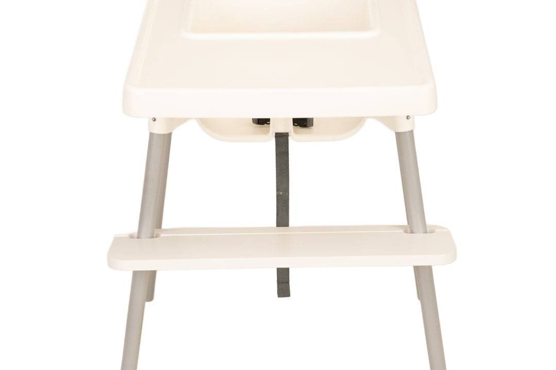 Adjustable Footrest for IKEA Antilop High Chair - White