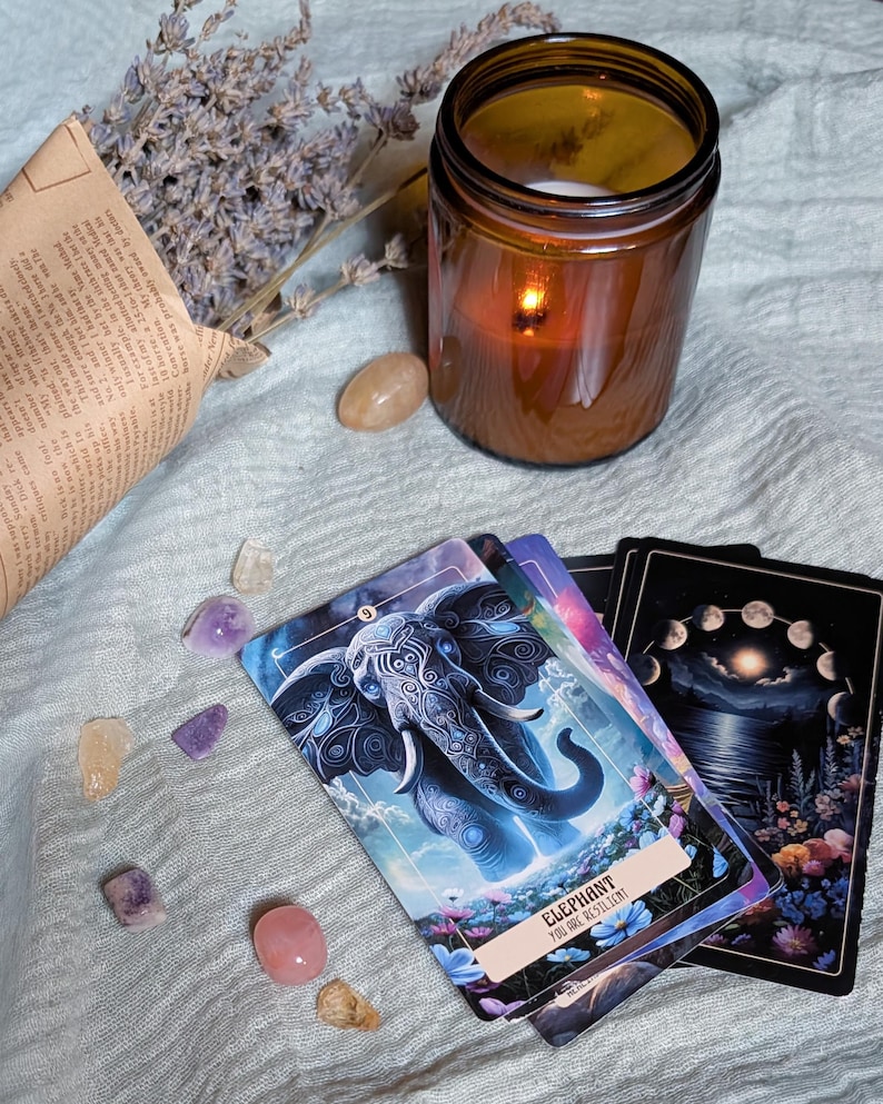 Intuitive Journaling Oracle Cards | 52 Self-Discovery Prompts image 3