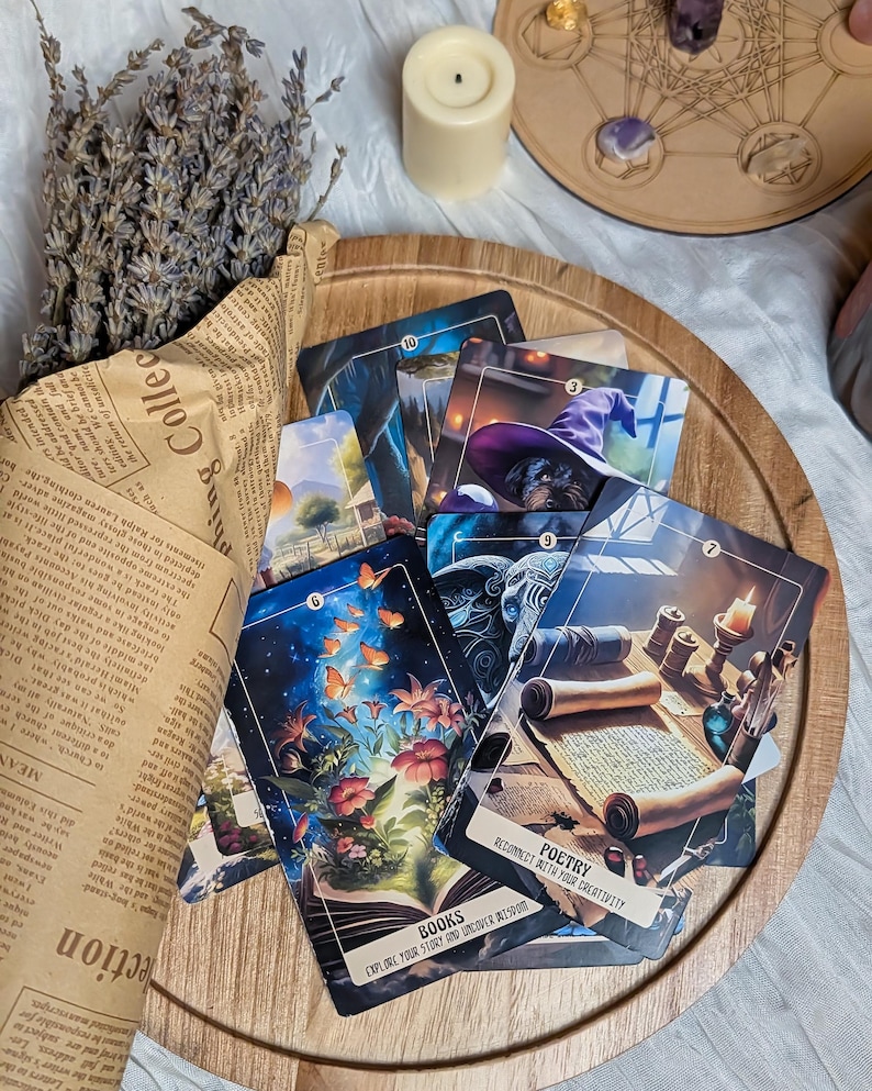 Intuitive Journaling Oracle Cards | 52 Self-Discovery Prompts image 5