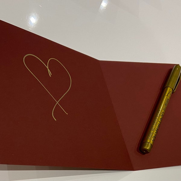 Gold marker pen | Silver marker pen | Bronze marker pen | Luxury card writing | Greeting card writing - Free UK P&P