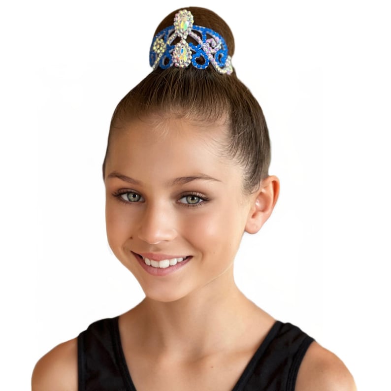 Rhythmic Gymnastics Crown for Hair Bun JASMIN Hair Accessory Etsy