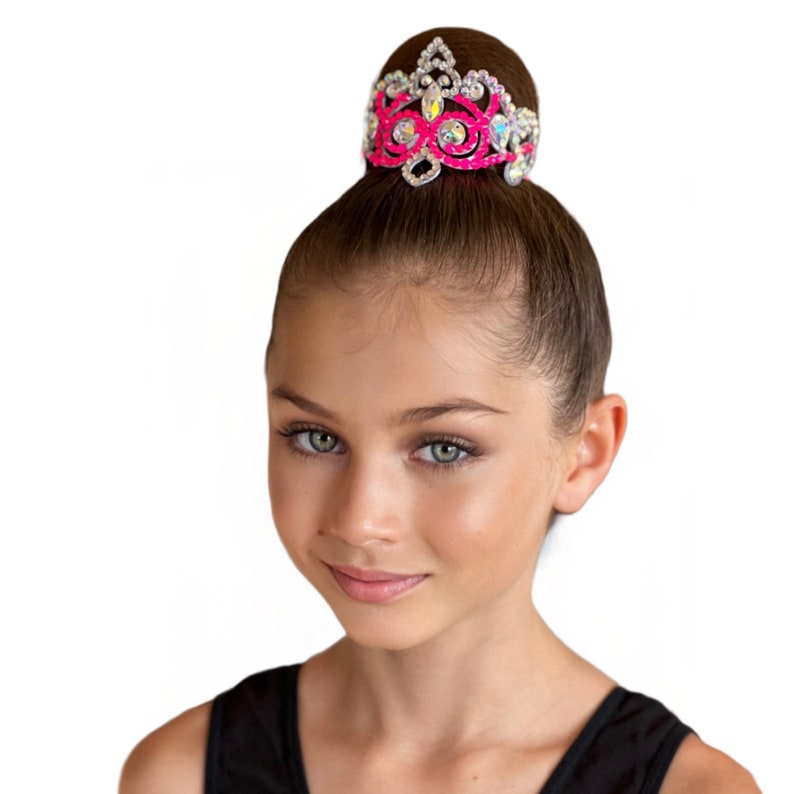 Rhythmic Gymnastics Crown for Hair Bun MIRA Hair Accessory Etsy