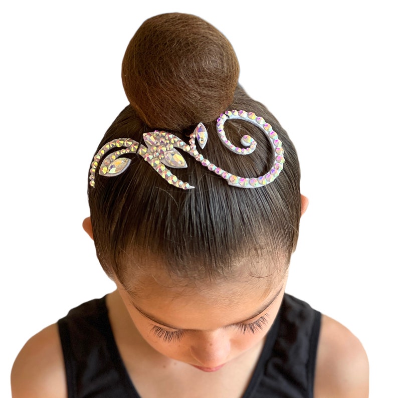 Rhythmic Gymnastics Crown for Hair Bun FLORETTE Hair Accessory Etsy