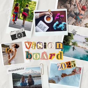 Tablero de visión para mujeres, 91 páginas para imprimir