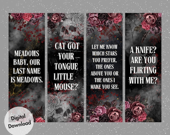 4pk Haunting Adeline Dark Romance Digital Bookmark Download - Etsy