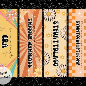 Smutty Retro Dark Romance Trigger Warnings Smut Era STFU Digital Bookmark Bundle