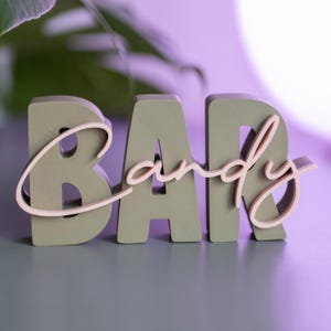 Candy Bar Statement Aufsteller - 3D Druck Aufsteller Schild Hochzeit