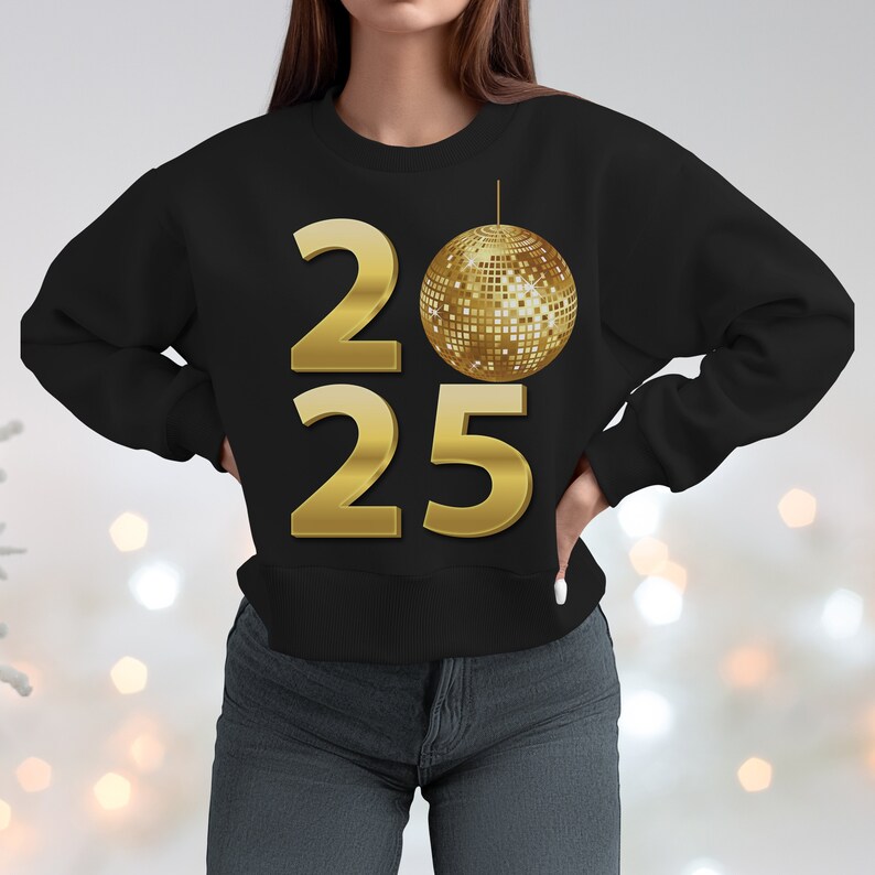 2025 Disco Ball Png and Svg New Year Shirt,cheers to 2025 Svg,hello