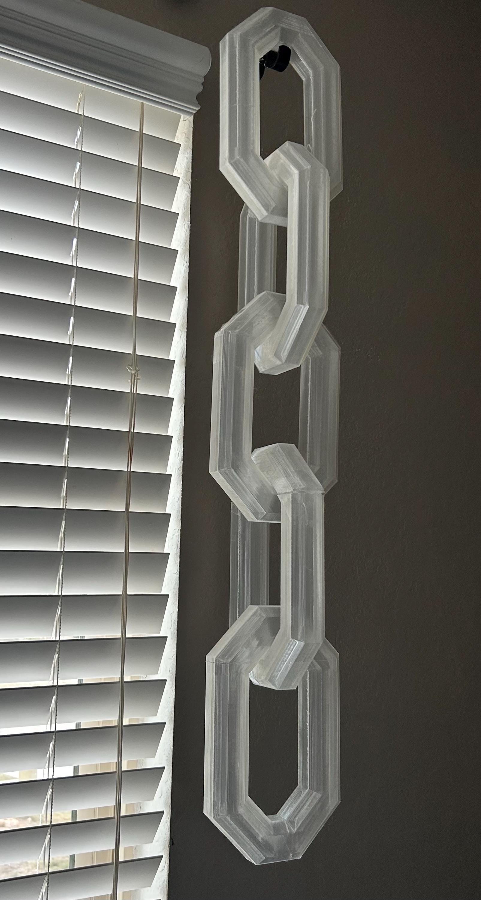 Geometric Hanging Chain Wall Art – Modern Décor – Unique Gift for Home ...
