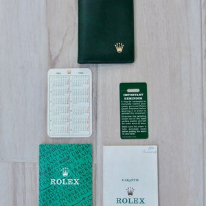 Vintage Full kit Circa 1987 Calendar, Papers, Certificate and Wallet