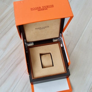 ROGER DUBUIS Geneve Wooden Watch Box and Outer Box Complete With All Inserts