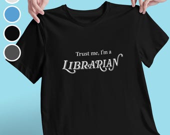 T-shirt de bibliothécaire amusant : cadeau pour amateur de lecture pour le personnel de la bibliothèque