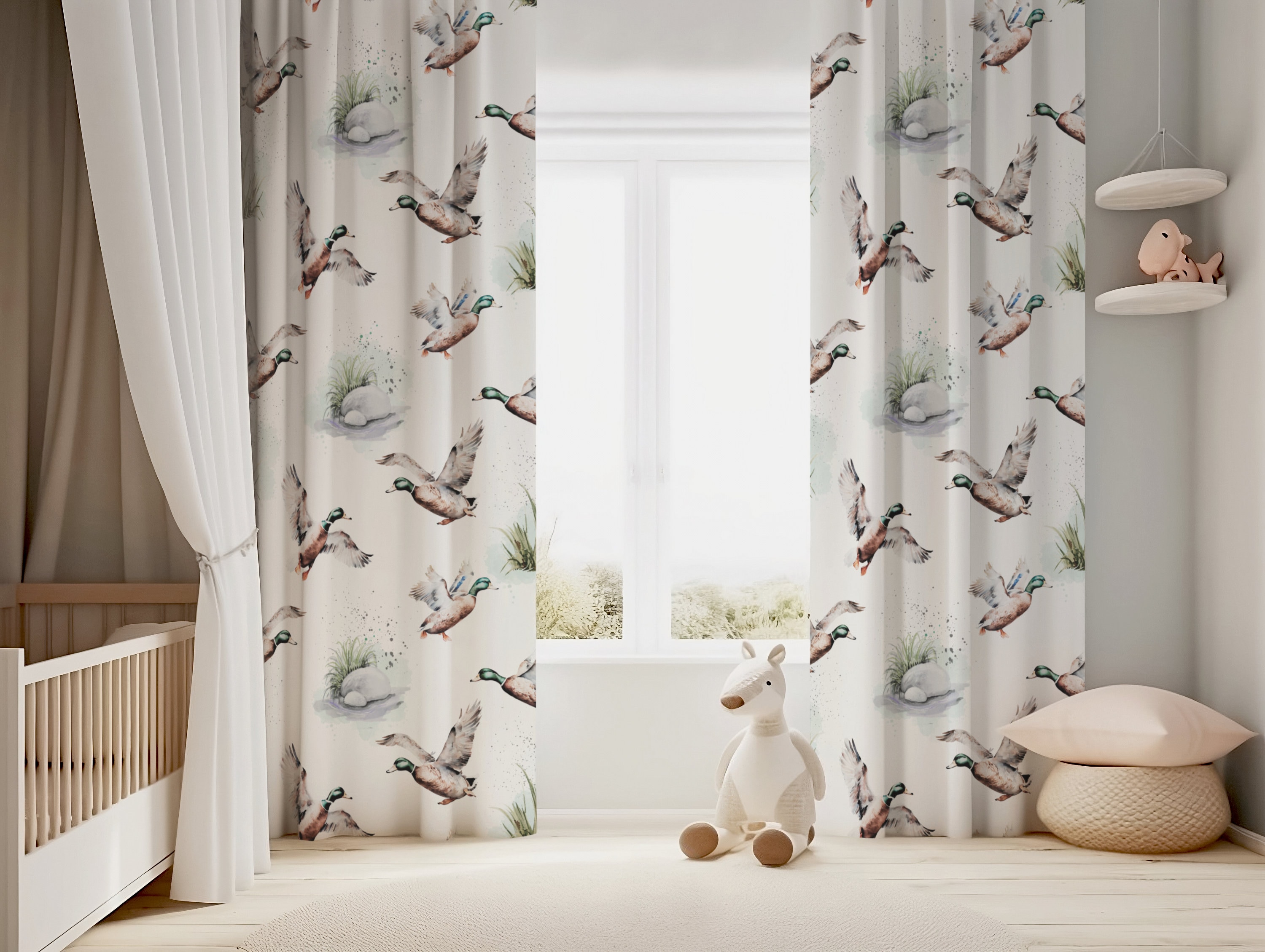 Mallard Duck Boys Bedroom Decor, Duck Hunter Nursery, Hunting Kids ...