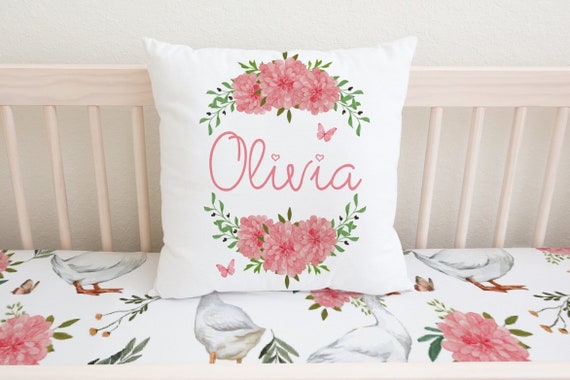 little girl throw pillows