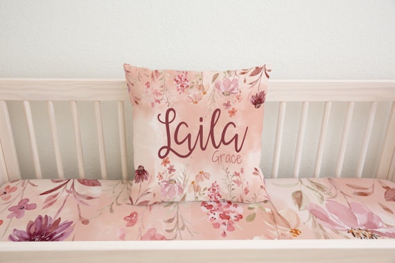 Pink nursery pillow hotsell