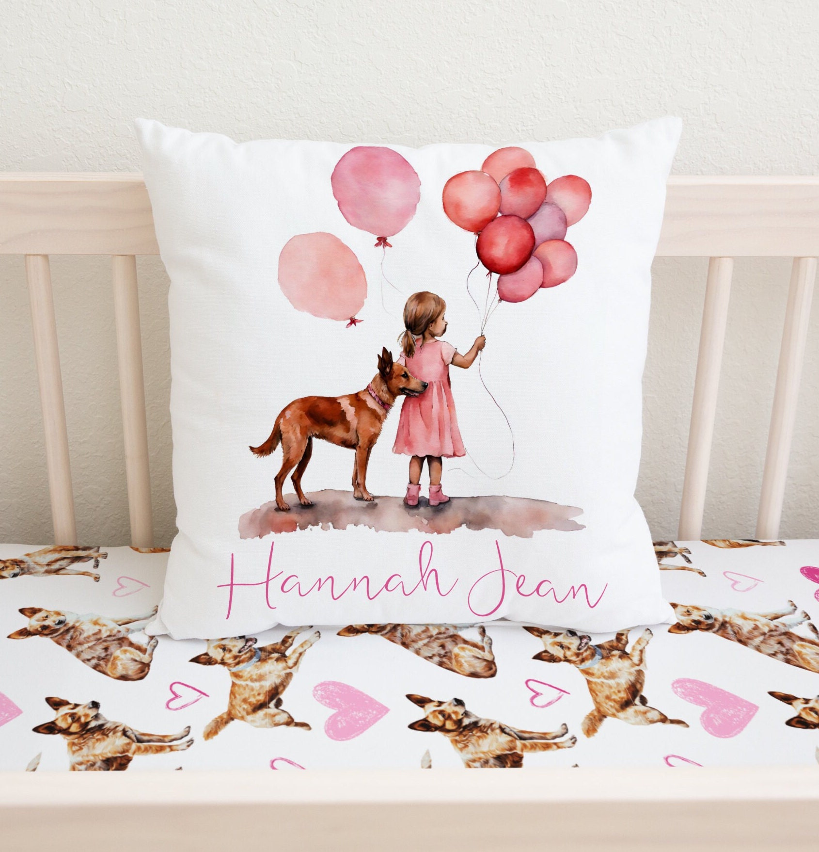 Impression Toile – Joli Chiot Passant La Tête – Mur Rose – Déco Maison – 12x8 à 47x32 Pouces