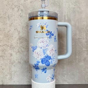 The Baroque Collection - Blanc - Silicone Tumbler Boot 20-40oz