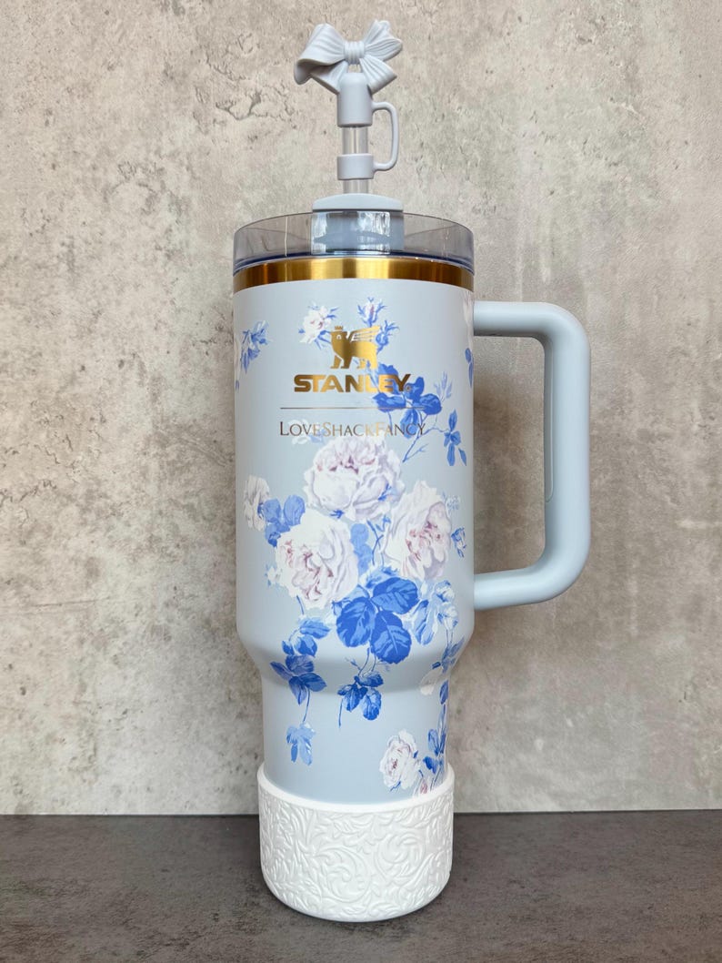 The Baroque Collection - Blanc - Silicone Tumbler Boot 20-40oz