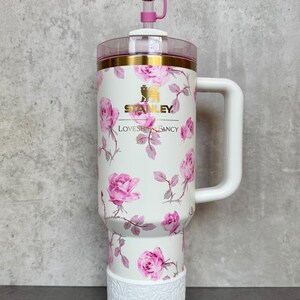 The Baroque Collection - Blanc - Silicone Tumbler Boot 20-40oz