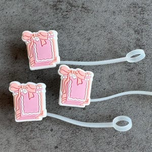 Girly Book Lover 10mm Straw Topper