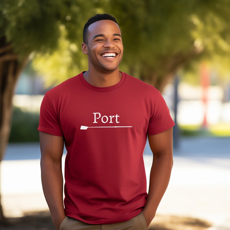 Port Rowing Shirt Rowing Gifts for Him Rowing Gifts for Her Funny