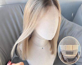 13x4 HD Lace Front Bob Wig Human Hair Pre Plucked With Natural Hairline Wigs