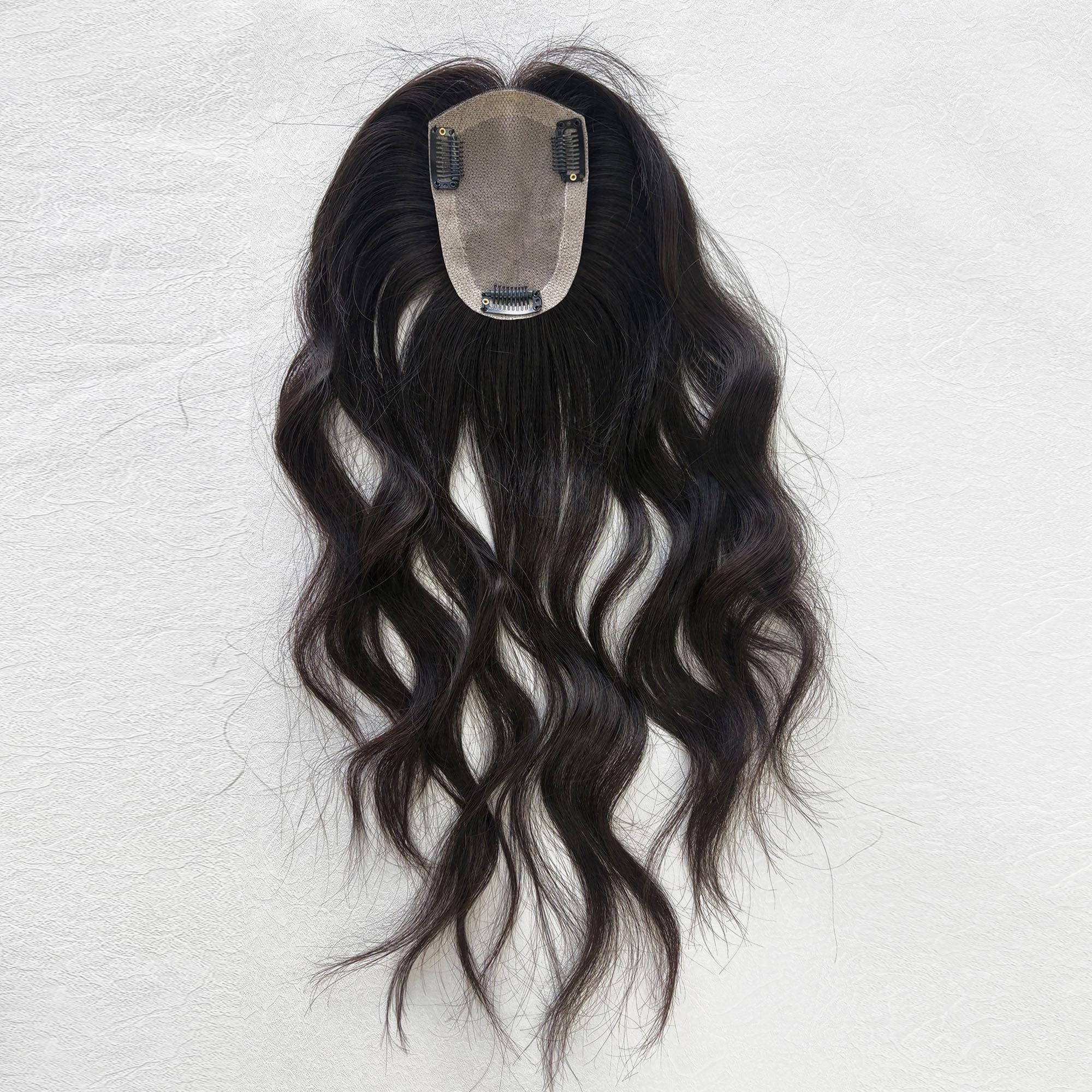 18 Inch Wavy Hair Topper - Etsy