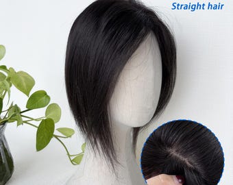 2026 Petal U-Part Silk Base Virgin Hair Topper 13×15cm for Thinning Gray Hair