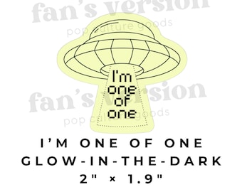 Beyonce Alien Superstar Sticker | Glow-In-The-Dark Lyric Decal