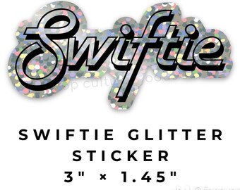 Swift—ie retro glitter sticker | Perfect Gift | Stocking Stuffer