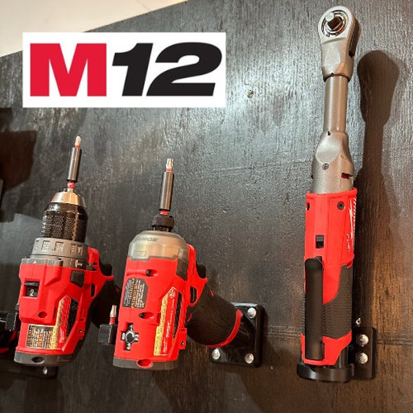 Heavy-Duty Milwaukee M12 Tool Holder - Organize Your Tools Efficiently