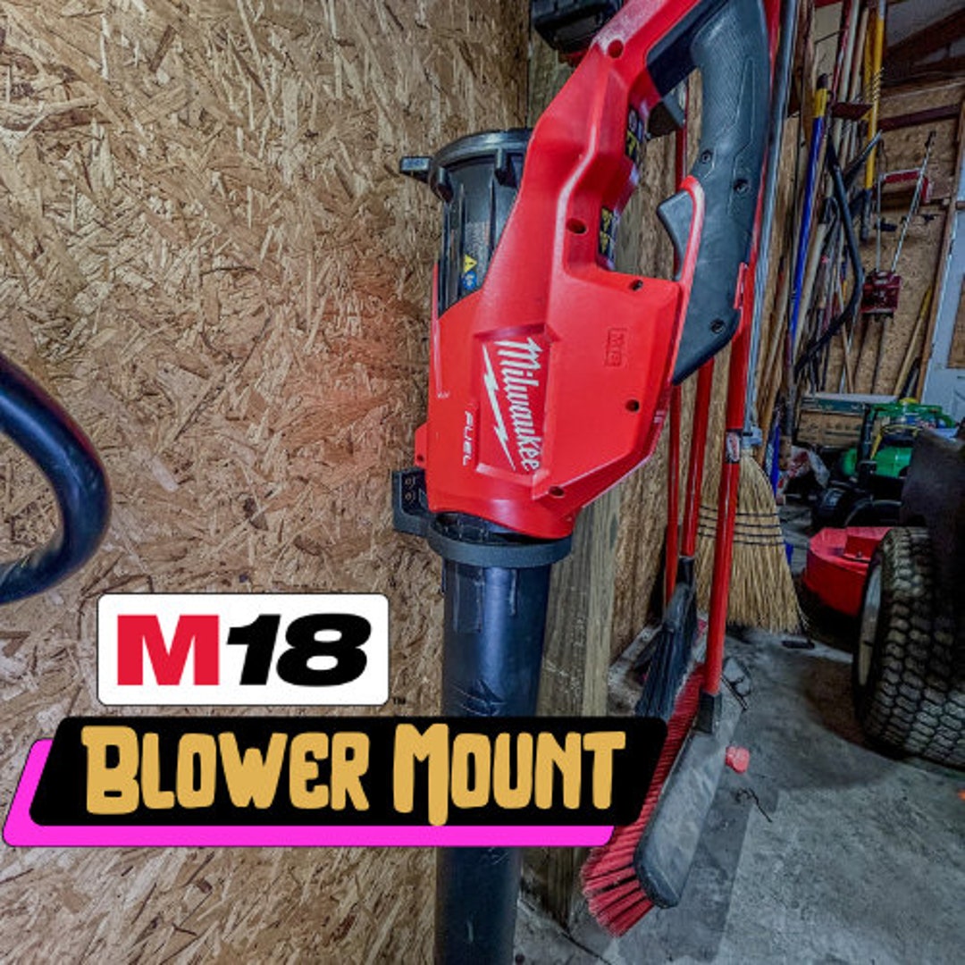 Heavy duty Wall mounted Storage Hook for Milwaukee Leaf Blower Garage Organizer Etsy