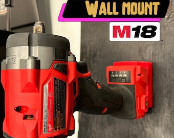 Heavy-Duty Milwaukee M18 Tool Wall Mount - Garage Organization Solution
