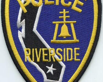 Riverside California Ca Police Patch