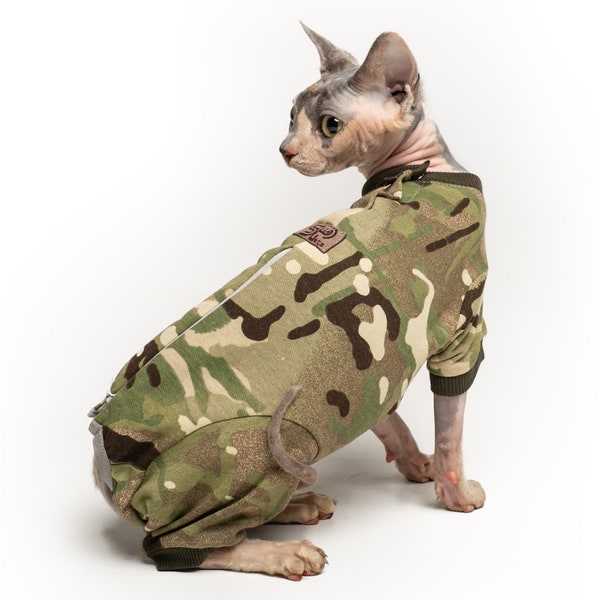 Cute Cat Outfit, Multikam Sprinter Sphynx Fashion, Pet Clothes, Feline Fashion,  Mother's Day Gift