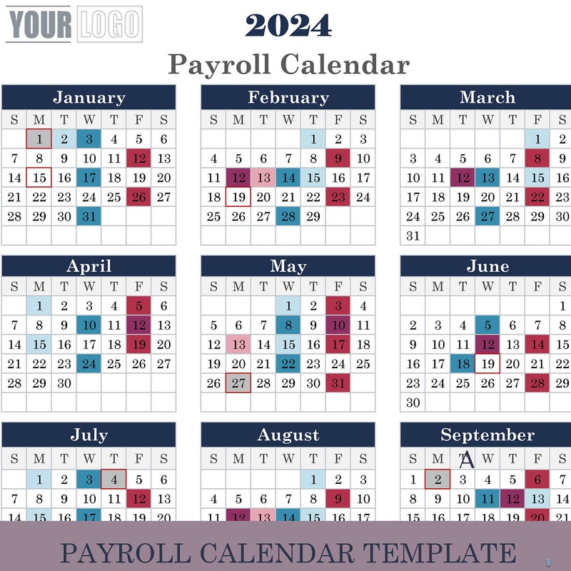 Biweekly Payroll Calendar - Etsy