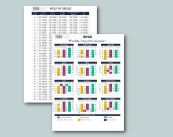 2025 Bi-weekly Payroll Calendar & Schedule Template-excel Download ...