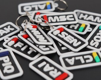 Formula 1 Keychains - Legends Edition