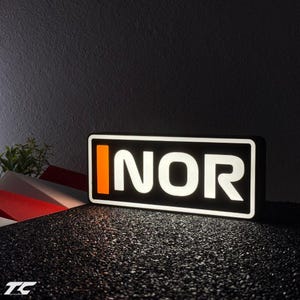Formel 1 Lando Norris LED-Beleuchtungslampe, F1 Racing