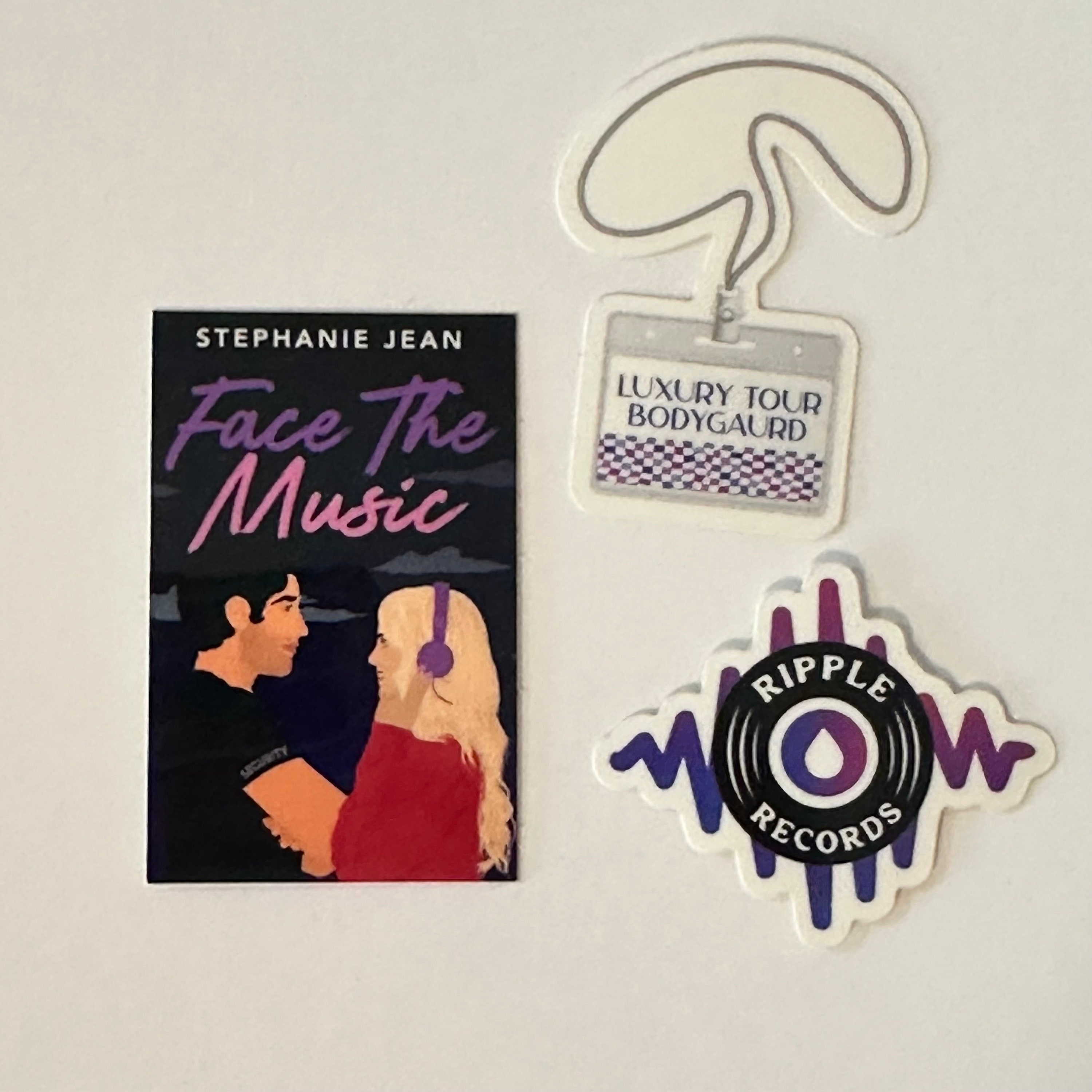 Record Face Sticker Face the Music Sticker Bundle - Etsy